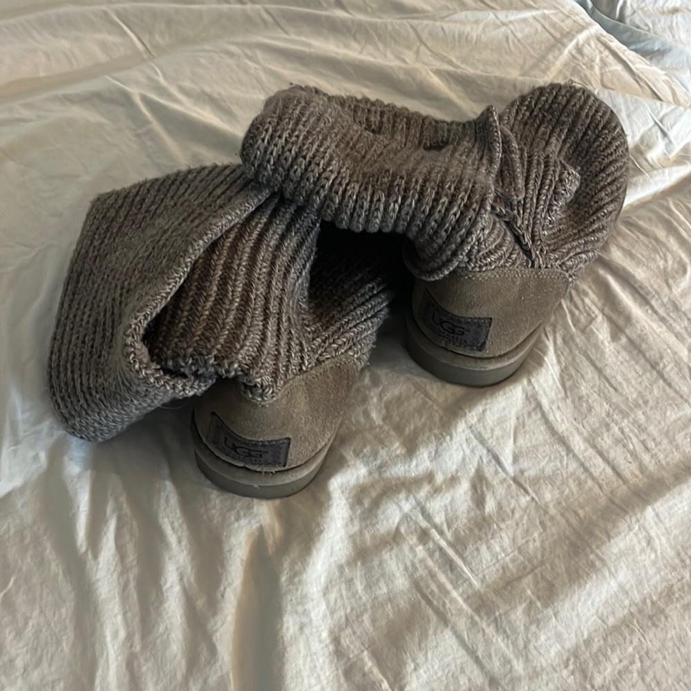 Gray Crochet Uggs